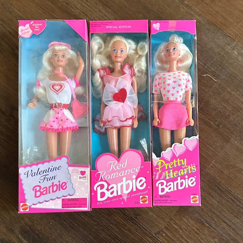 Barbie Valentine Fun and Romance Doll Trio